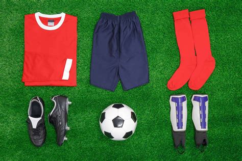 equipment and gears of soccer.